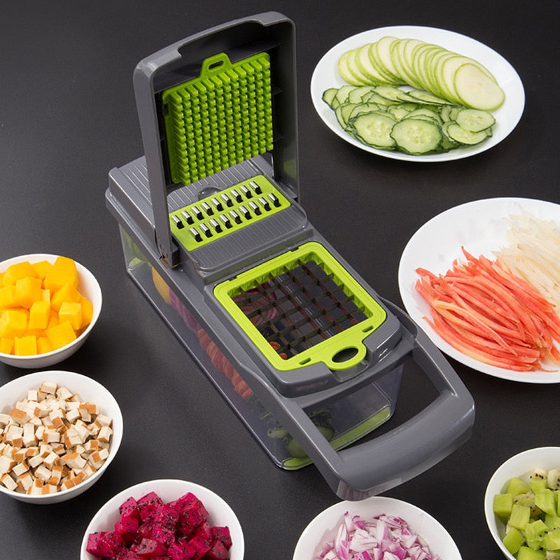 Chopper Cutter Cheese Grater 8 In 1 Multifunction Vegetable Cutter Food Slicer Dicer Nicer Vegetable Fruit Peeler Chopper Cutter