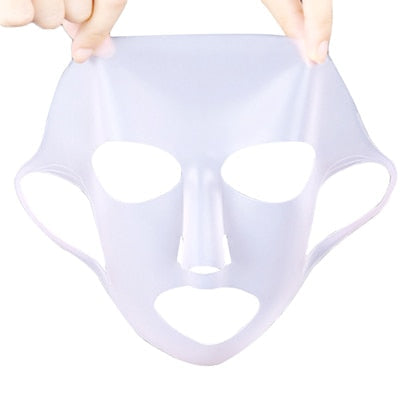 Silicone Face Mask for the Face Sheet Mask Anti-off Mask Ear Fixed Prevent Essence Evaporating Reusable Face Mask Skin Care Tool