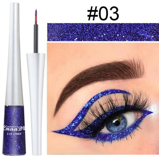 16 Colors Matte Eyeliner Liquid Waterproof Easy To Wear Make Up Matte Eye Liner Blue Red Green Brown Eyeliner Color Liner TSLM1