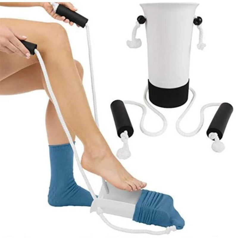 Sock Aid - Easy On and Off Stocking Slider - Pulling Assist Device Anti-Pressure