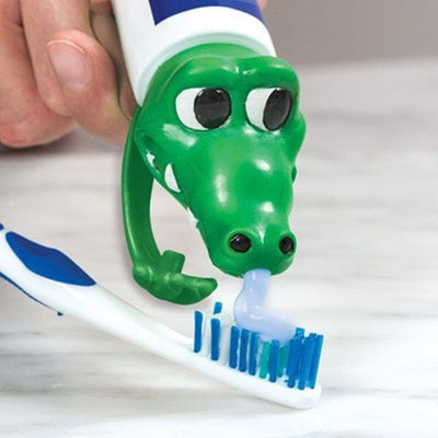 Toothpaste Head Toys Rubber Toothpaste Squeeze Head Children Kid Toys Cartoon Gifts Bathroom Supplies