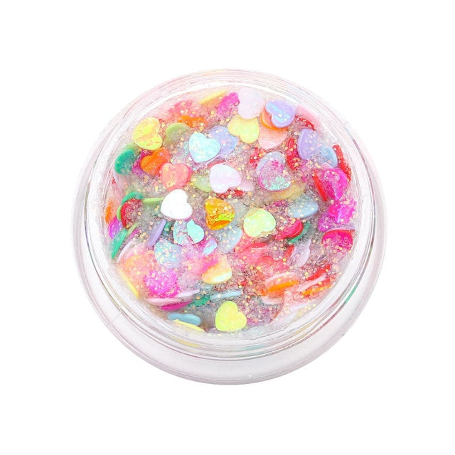 1PC Hot Sale Fashion Holographic Eyeshadow Sequins Gel Hair Lips Makeup Eye Eyebrow Shimmer Glitter Decoration Portable Cosmetic