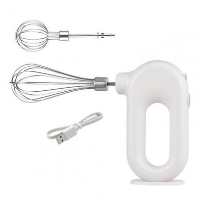 1 Set Egg Mixer Eco-friendly High Speed Plastic Handheld Electric Food Flour Blender For Home Kitchen Baking Cake Egg Beater