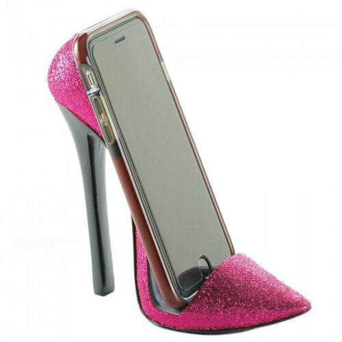 Pink High Heel Shoe Phone Holder