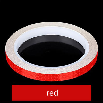 1PC 8 Meter Car Styling Reflective Stripe Tape Motorcycle Bike Body Rim Wheel Stripe Tape Stickers Decorative Blue/Red/Yellow