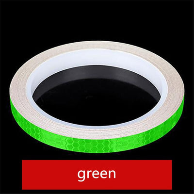 1PC 8 Meter Car Styling Reflective Stripe Tape Motorcycle Bike Body Rim Wheel Stripe Tape Stickers Decorative Blue/Red/Yellow