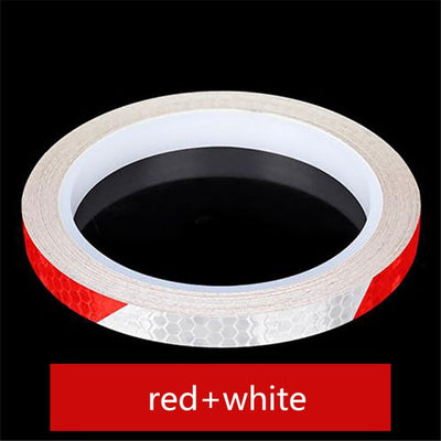 1PC 8 Meter Car Styling Reflective Stripe Tape Motorcycle Bike Body Rim Wheel Stripe Tape Stickers Decorative Blue/Red/Yellow