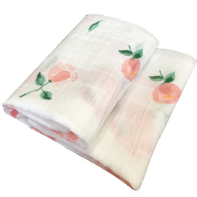 New Cotton Baby Blankets Newborn Soft Organic Cotton Baby Blanket Muslin Swaddle Wrap Feeding Burp Cloth Towel Scarf Baby Stuff