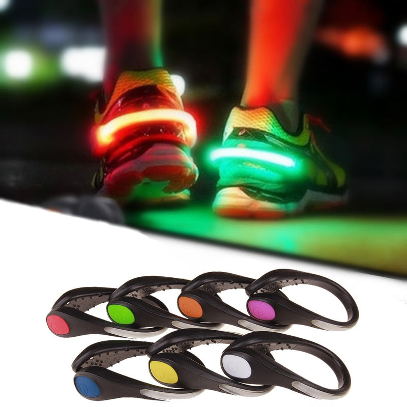 Shoe Clip Light Night Safety Warning LED Bright Flash Light For Running Cycling Bike Useful Outdoor Tool LED Luminous Kids Toys