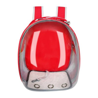 Pet Portable Carrier Backpack Space Capsule Travel Dog Cat Bag Transparent