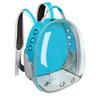 Pet Portable Carrier Backpack Space Capsule Travel Dog Cat Bag Transparent