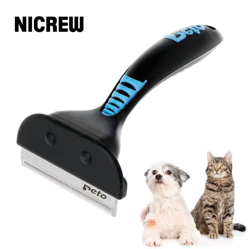 NICREW Pet comb for cat Hair Deshedding Comb Pet Dog Cat Brush Grooming Tool Hair Removal Comb For Cats Dogs