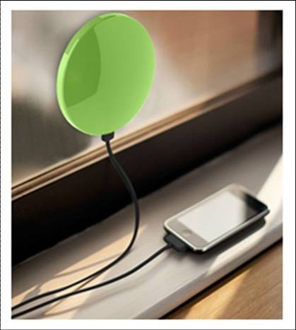 Window solar charger - White