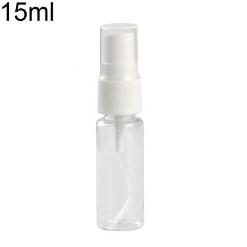 5PCS Portable Travel Transparent Plastic Empty Cosmetic Sample Spray Bottle Atomizer Can be used to dispense store most liquids