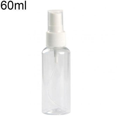 5PCS Portable Travel Transparent Plastic Empty Cosmetic Sample Spray Bottle Atomizer Can be used to dispense store most liquids