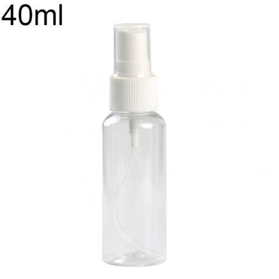 5PCS Portable Travel Transparent Plastic Empty Cosmetic Sample Spray Bottle Atomizer Can be used to dispense store most liquids