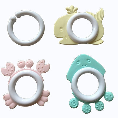 Rattle Teether Toys For Babies Educational Baby Games Rattle Toys Teether For Teeth Newborns Baby Rattles Toys 0 12 Months