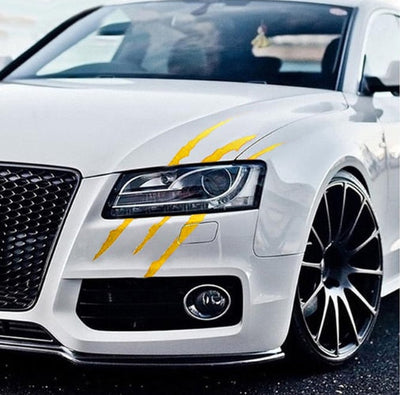 Auto Car Sticker Reflective Monster Claw Scratch Stripe Marks Headlight Decal Car Stickers 40cmX12cm car accessories