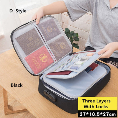 Document Storage Bag Organizer Boxes Bins Baskets Drawer Container Home Storage Organization Accessories Supplies