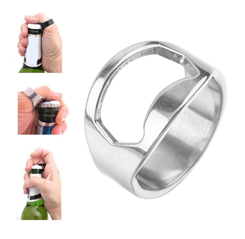 22MM Portable Mini Finger Ring Beer Bottle Opener