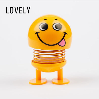 Funny Car Styling Shaking Head Car Dashboard Ornament Cute Expression Fashion Trend Car Interior Accessories Car Decor Toys