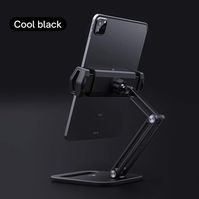 360 Adjustable Foldable Ergonomic Tablet Holder - Black