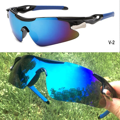 2021 New Outdoor Sport Cycling Eyewear Mountain Bike Bicycle Glasses UV400 Men Women Sports Sunglasses Hiking Running Windproof