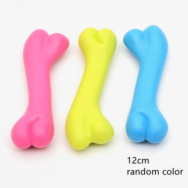 1PCS Pet Toys for Small Dogs Rubber Resistance To Bite Dog Toy Teeth Cleaning Chew Training Toys Pet Supplies Puppy Dogs Cats