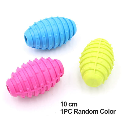 1PCS Pet Toys for Small Dogs Rubber Resistance To Bite Dog Toy Teeth Cleaning Chew Training Toys Pet Supplies Puppy Dogs Cats