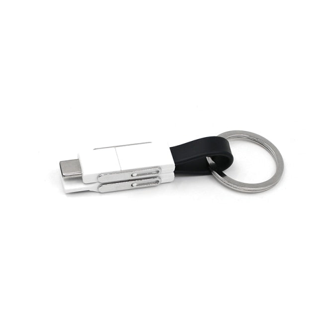 4in1 Magnetic Keychain USB Charging Cable - 1