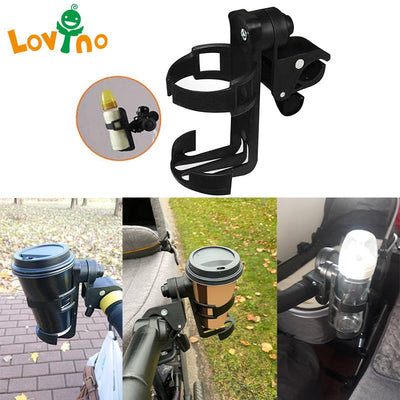 New Baby Stroller Cup Holder Rack Bottle Universal 360 Rotatable Cup Holder for Pram Stroller Carrying Case Milk Bottle Cart