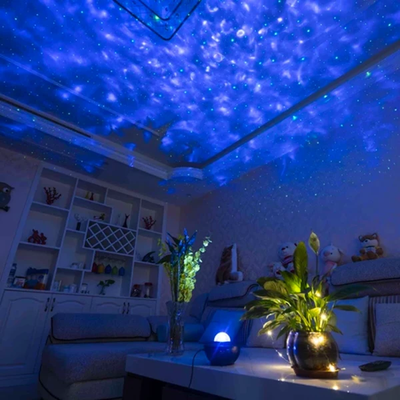 LED Star Night Lamp Projector with Remote Control