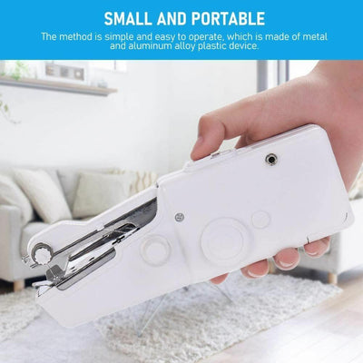 Mini Handheld Sewing Machine Cordless Hand Held Portable Clothes Stitch Home AU