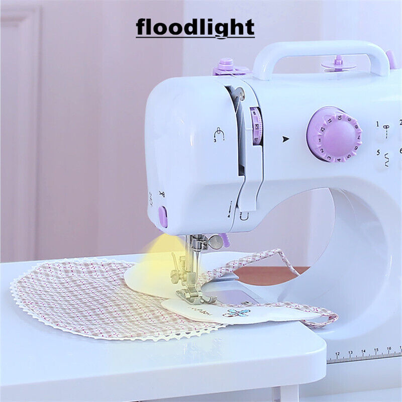 Portable Electric 12 Stitches Sewing Machine Multi-function Desktop LED Home Kit