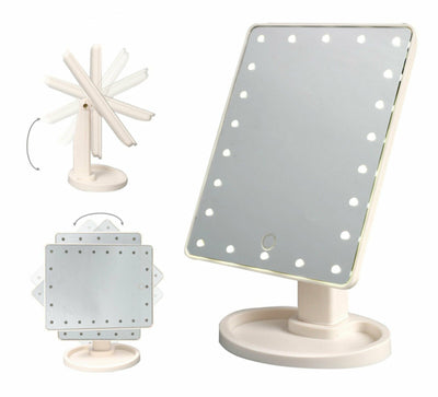 Make-up Jewelry Organizer with Led Lighted Mirror