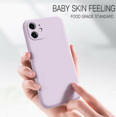 For iPhone 13 12 11 Pro Max X XS XR 8 7 Plus SE Silicone Case Camera Lens Cover