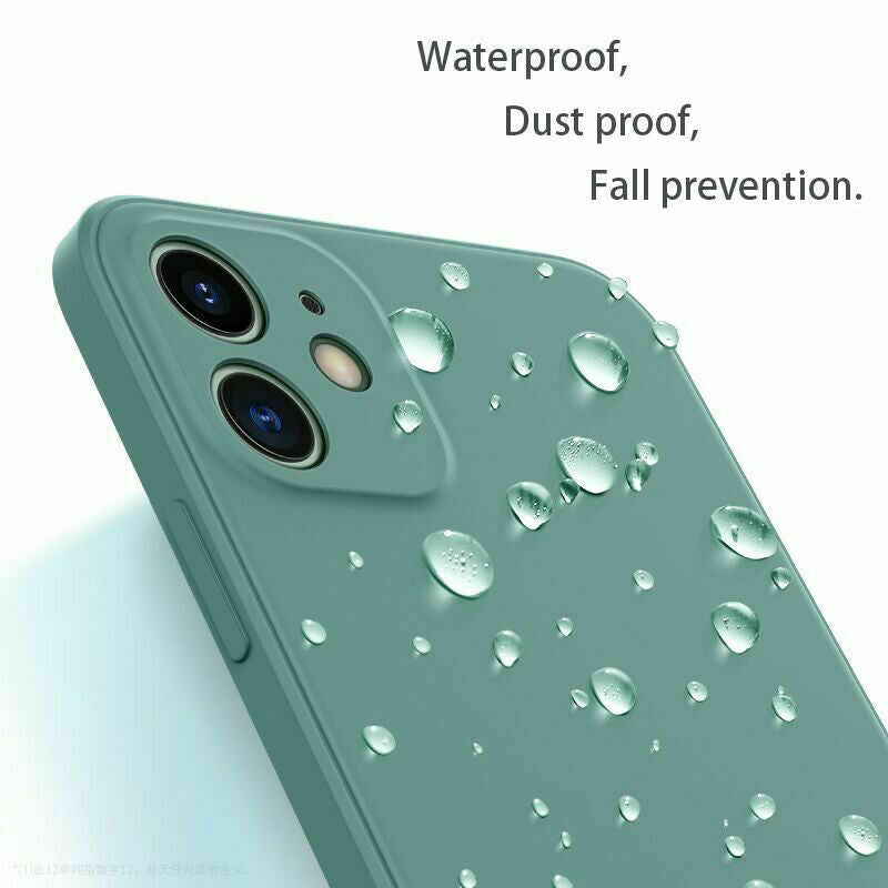 For iPhone 13 12 11 Pro Max X XS XR 8 7 Plus SE Silicone Case Camera Lens Cover