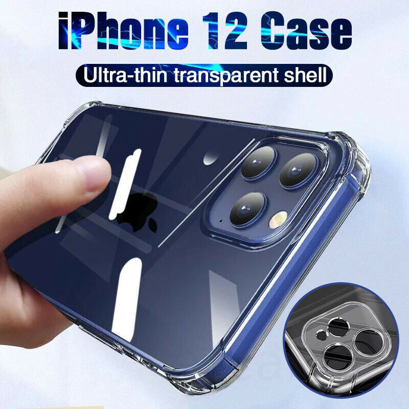 For iPhone 13 12 11 Pro Max X XS XR 8 7 Plus SE Silicone Case Camera Lens Cover