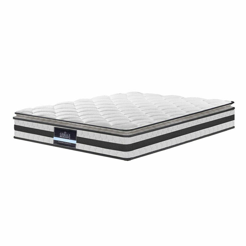 Premium Mattress Bed Medium Firm with Spring & Foam Euro Top