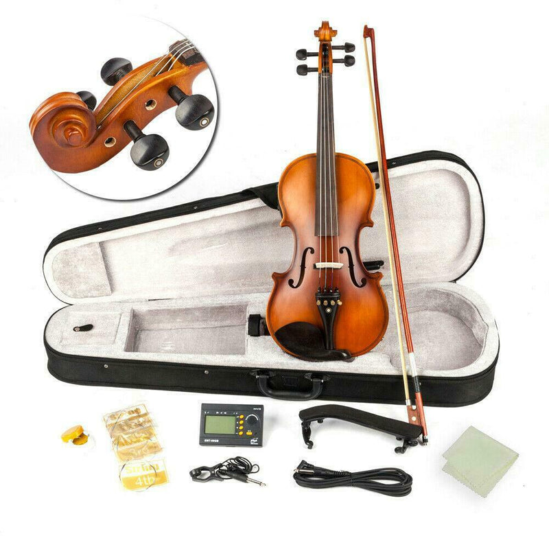 Acoustic Wooden Violin 4/4 Full Size