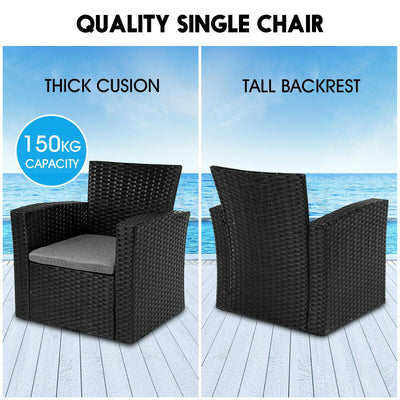 Luxury Outdoor Furniture Set  (4 pcs) AU