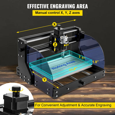 CNC 3018 Pro CNC Router 2.5W Laser 3 Axis GRBL Control Laser Engraver Machine