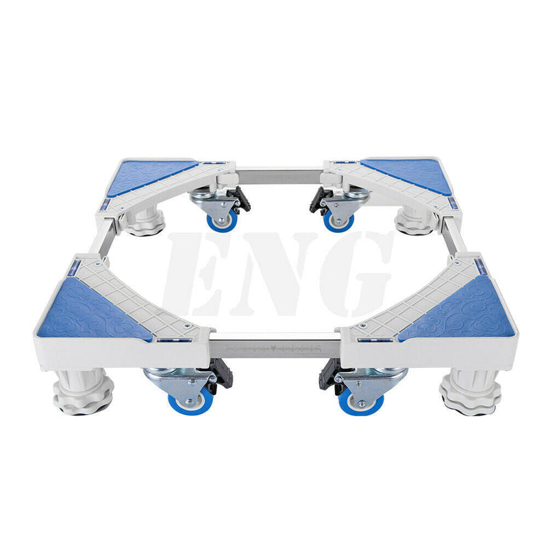 Universal Adjustable Washing Machine Floor Stand for Fridge Movable Trolley Base