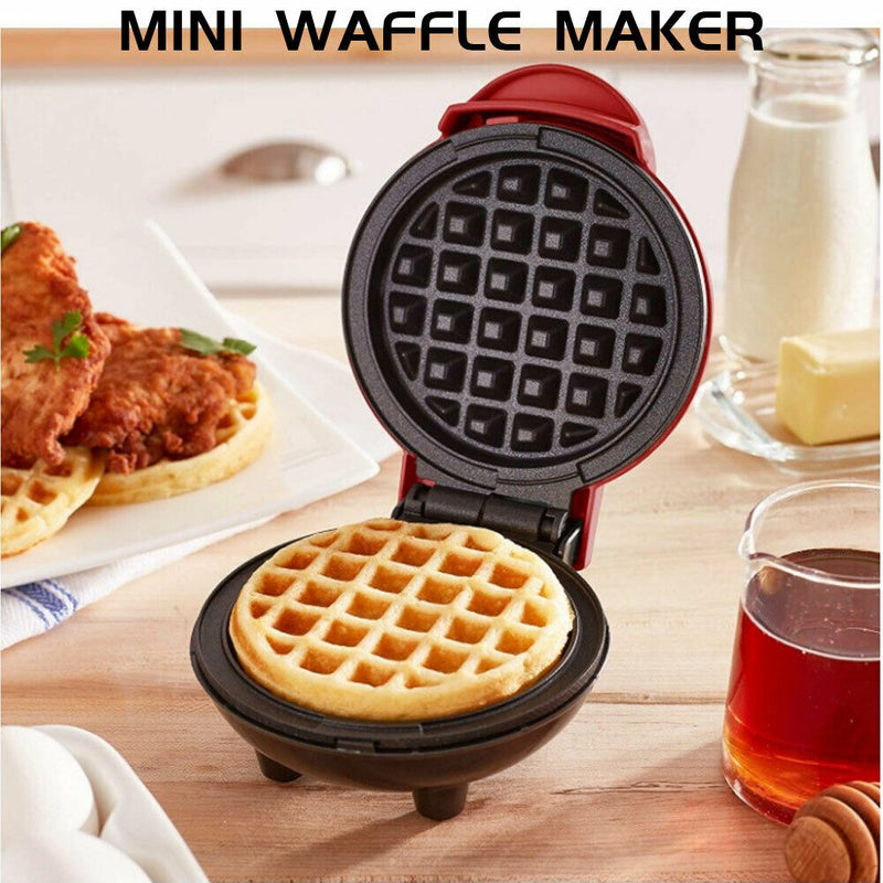 Mini Waffle Maker Non Stick Baking Pan Pancake