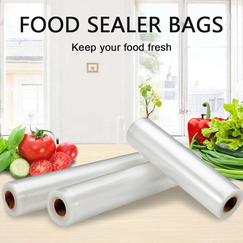 10x VACUUM FOOD SEALER BAGS SAVER SEAL ROLLS