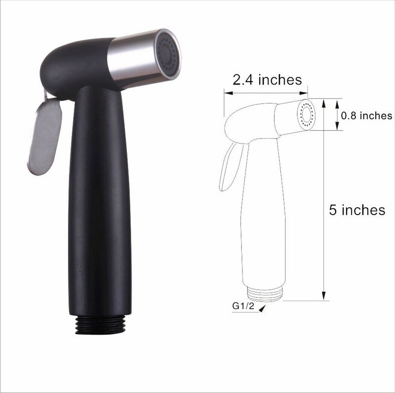 Handheld Shattaf Toilet Bidet Sprayer Shower Head - Clean Bathroom Accessories