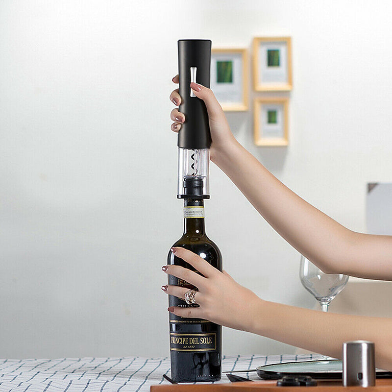 Electric Wine Opener w/Foil Cutter Automatic Corkscrews Cordless/Rechargeable