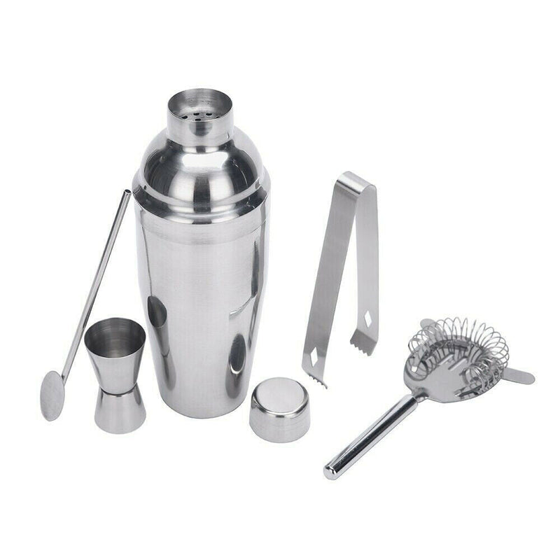 Cocktail Shaker Set Maker Mixer Martini Spirits Bar Strainer Bartender Kit 750ML