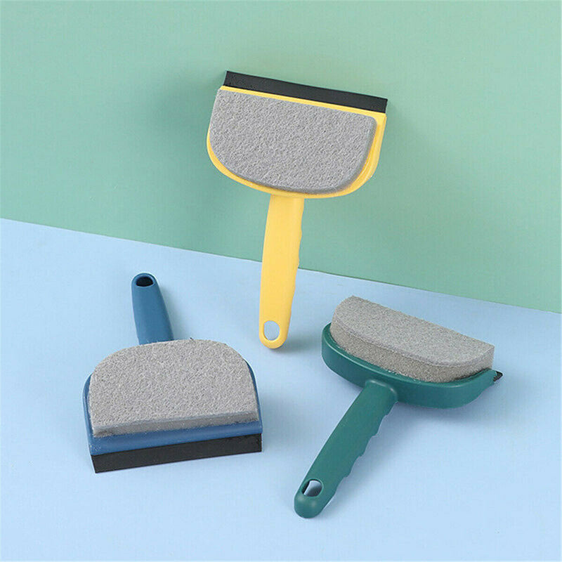 Multifunctional Glass Cleaning Brush Double-sided Brush For Bathroom Window Car Window Mirror Household Cleaning Tool Supplies