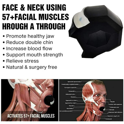 JawLine Jaw Line Exercise Fitness Ball